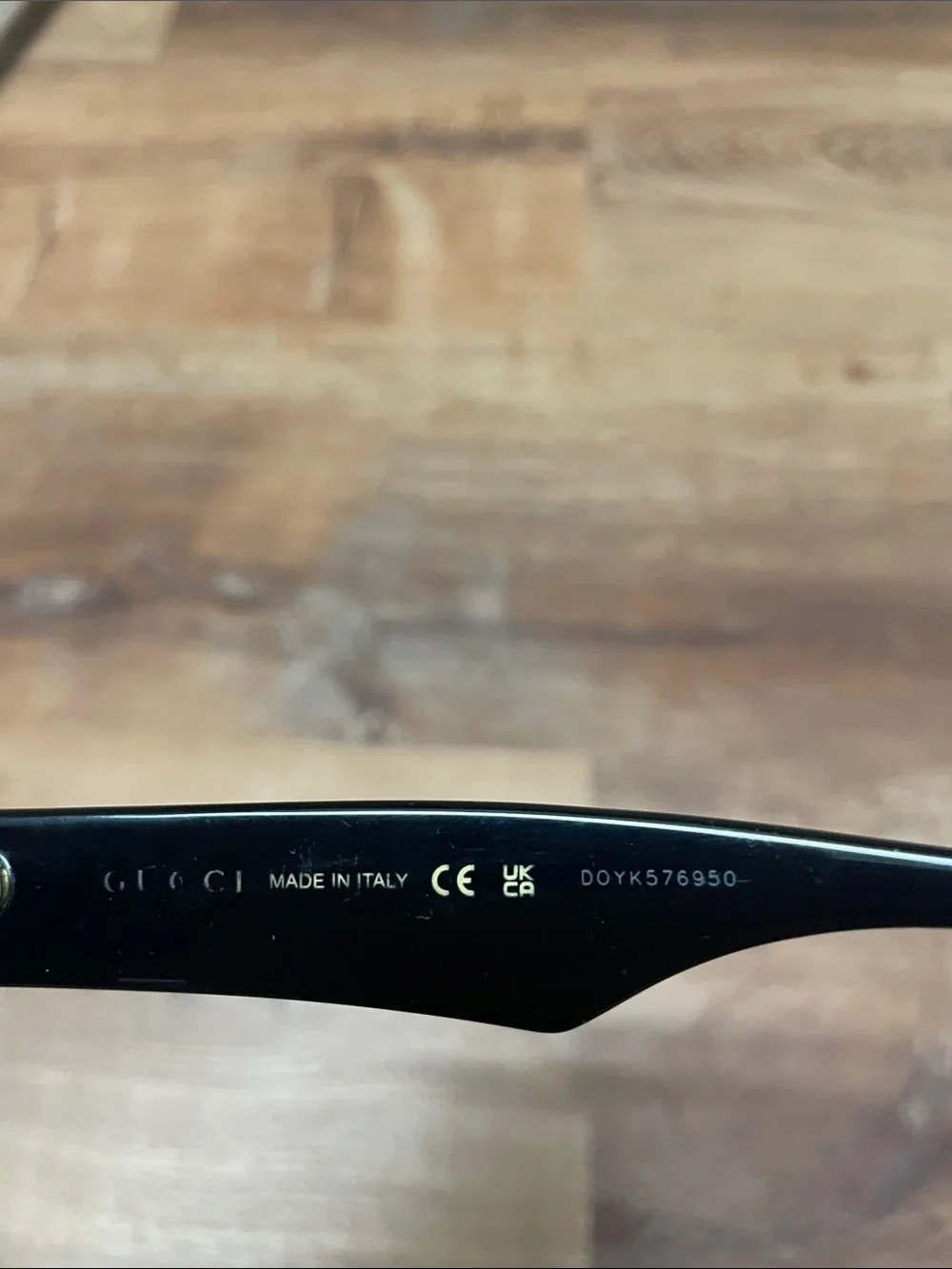 Gucci Black Round Cat-Eye Sunglasses